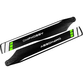 قطع غيار طائرات الهليكوبتر OMPHOBBY M2 173 مم الشفرات الرئيسية - أخضر OSHM2106 بديل أصلي لـ OMP Hobby M2 Explore RC قطع غيار ملحقات طائرات الهليكوبتر in Kuwait