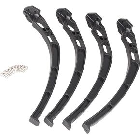 Mallofusa Universal Landing Gear Skid for DJI F450 F550 Sk480 Multirotor Quadcopter Black