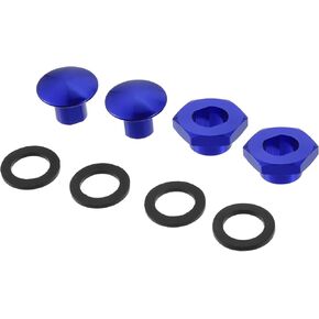 ACROPIX Rear Window Windshield Glass Strut Pillar Hardware Kit Fit for Honda Civic 3Dr Hatchback - Pack of 8 Blue