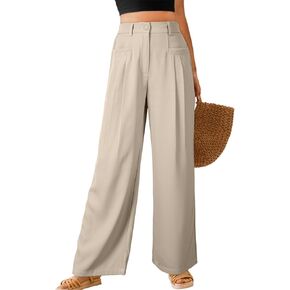 EVALESS Work Pants Women High Waisted Business Casual Outfits 2024 Office Dress Pant Trousers