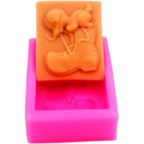Longzang Peacock Mould S440 Craft Art Silicone Soap Mold Craft Molds DIY Handmade Candle Molds
