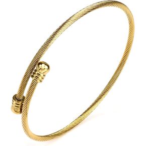 Cable Bracelet for Women Fashion jewelry Brand Cable Wire Retro Antique Bangle Bracelets Designer Inspired Charm Birthday Jewelry