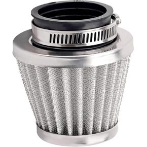 Road Passion Red 42mm Air Filter Replacement for Yamaha Kawasaki Suzuki PZ24 PZ30 Carburetor Moped Roketa Taotao GY6 125cc 150cc 200cc 250cc Motorcycle Quad Scooter Go Kart ATV Dirt Bike
