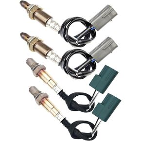 2 Pairs Upper And Lower Oxygen Sensors Compatible with Nissan 2012 2011 2010 2009 2008 Armada Pathfinder Titan V8 5.6L 4Pcs O2 Sensors 234-9038 234-4835