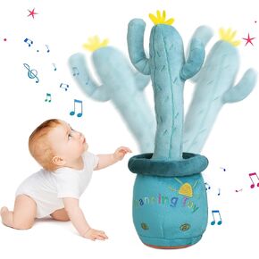 MIAODAM Talking Carrot Toy for Baby Boys and Girls Singing Dancing Carrot Mimicking Toys Recording Repeating What You Say Electronic Plush Toy with 60 Songs