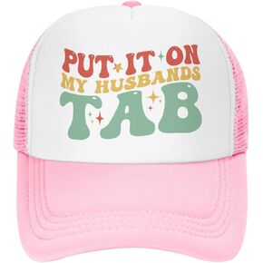 Put It On My Husbands Tab Hat for Women'S Snapback Hats Funny Hat