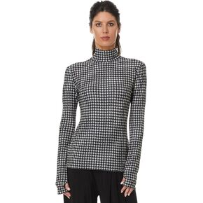 Norma Kamali Women's Slim Fit Long Sleeve Turtle Top