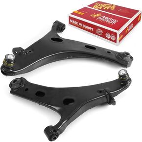 Metrix Premium Chassis Parts - Front Left & Right Lower Control Arm w Ball Joint & Bushing Assembly Kit Fits 2014-2018 Subaru Forester, Replacement RK622857, RK622856, Made in Europe