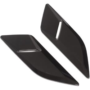 Pair Bonnet Air Vent Trim Decoration Cover for Range Rover Sport L494 2014?2022 (Glossy Black)