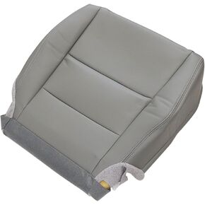 NLQR Front Driver Side Bottom Replacement Seat Cover Gray Microfiber Leather Compatible with Honda Accord 2008 2009 2010 2011 2012