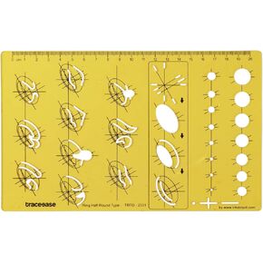 Traceease Ring Half Round Type Jewelry Templates Drafting Tools Jewellery Designing Stencils