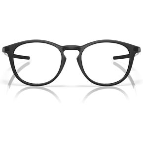 Oakley Men's OX8105 Pitchman R Round Prescription Eyewear Frames, Satin Black/Demo Lens, 50 mm