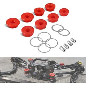 Bevinsee Poly Rear Subframe Bushing Kit Compatible with BMW E46 X3 E83 328i 323i 330i, Replaced 33316770781 33316770783 33316770784