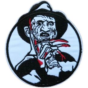 Freddy Krueger Nightmare Horror Film Movie Classic 3.5" Iron On Embroidered Thermoadhesive Patch for Clothing