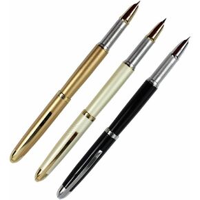 Gullor 4 PCS in Set 450 Fountain Pen in 4 Colors (Bright Colors) with Pen Pouch