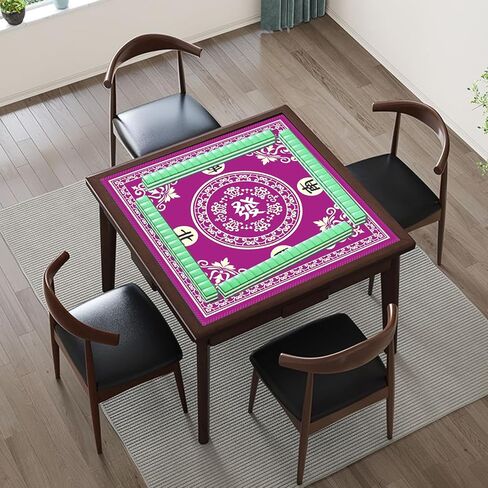 بساط طاولة ماجونج مقاس 31.5 بوصة مضاد للانزلاق ومخفض للضوضاء ومفرش طاولة من المطاط in Kuwait