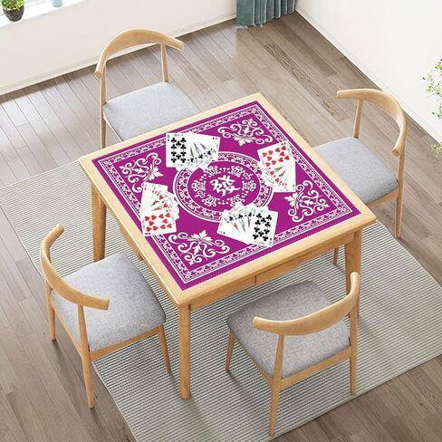 بساط طاولة ماجونج مقاس 31.5 بوصة مضاد للانزلاق ومخفض للضوضاء ومفرش طاولة من المطاط in Kuwait