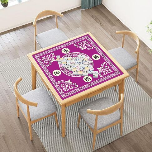 بساط طاولة ماجونج مقاس 31.5 بوصة مضاد للانزلاق ومخفض للضوضاء ومفرش طاولة من المطاط in Kuwait