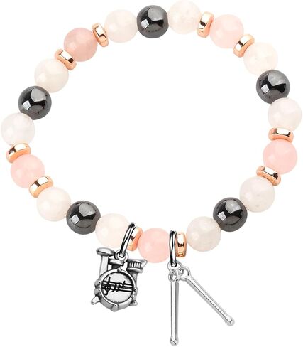 WSNANG Drummer Gifts Drum Bracelet Drumsticks Drum Kit Pendent Bracelet Drum Player Gifts Drum Jewelry Drumming Gifts in Kuwait