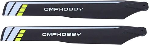 OMPHOBBY M2 Helicopter Parts 173mm Main Blades-Green OSHM2106 Original Replacement for OMP Hobby M2 Explore RC Helicopters Accessories Spare Part in Saudi Arabia