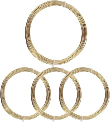 4 حزمة أداة تبديل سلك قطع الزجاج الأمامي 0.6 مم 3FT قطع سلك حبل فولاذي زنبركي لشاحنة إزالة الزجاج الأمامي للسيارة وإصلاح تركيب الزجاج الأمامي in Kuwait