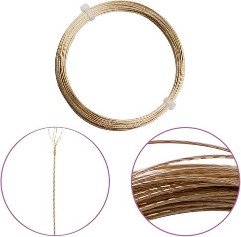 4 حزمة أداة تبديل سلك قطع الزجاج الأمامي 0.6 مم 3FT قطع سلك حبل فولاذي زنبركي لشاحنة إزالة الزجاج الأمامي للسيارة وإصلاح تركيب الزجاج الأمامي in Kuwait