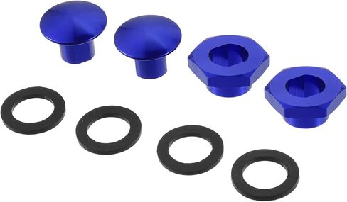 ACROPIX Rear Window Windshield Glass Strut Pillar Hardware Kit Fit for Honda Civic 3Dr Hatchback - Pack of 8 Blue in Saudi Arabia