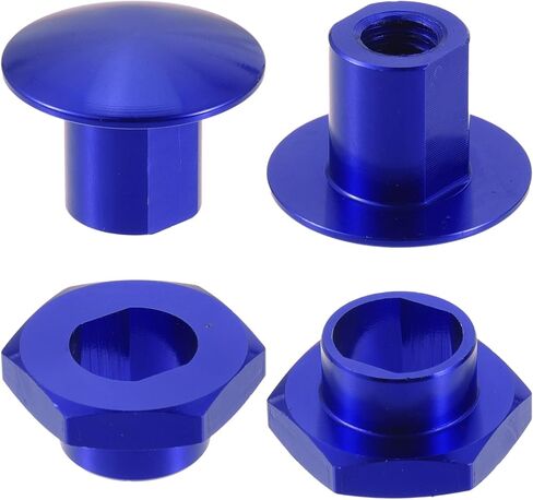 ACROPIX Rear Window Windshield Glass Strut Pillar Hardware Kit Fit for Honda Civic 3Dr Hatchback - Pack of 8 Blue in Saudi Arabia