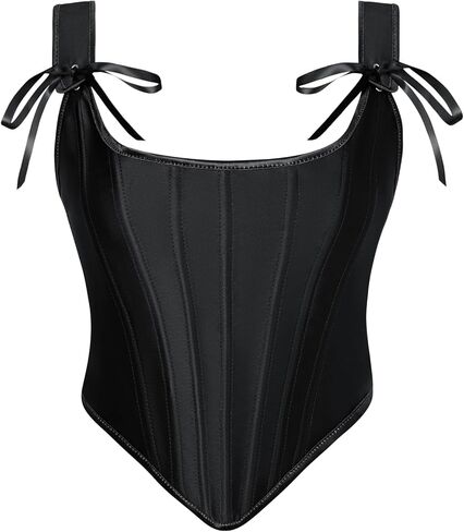 Scarlet Darkness Corset Tops for Women Renaissance Boned Overbust Bustier Corset Top in Saudi Arabia