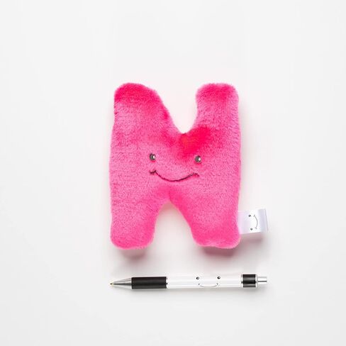 حرف W من القطيفة التعليمية - حروف أبجدية محشوة باللون البرتقالي اليوسفي 4 بوصات - ألعاب قابلة للغسل في الغسالة - هدايا مثالية للتوعية باللغة التعليمية وهدايا التعرف على الحروف الأبجدية للأطفال من سن 3 و4 و5 سنوات in Kuwait