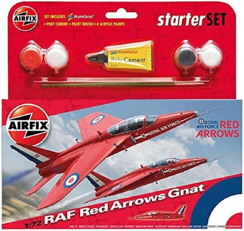 مجموعة Airfix 1:72 RAF Red Arrows Gnat Starter (A55105) in Saudi Arabia