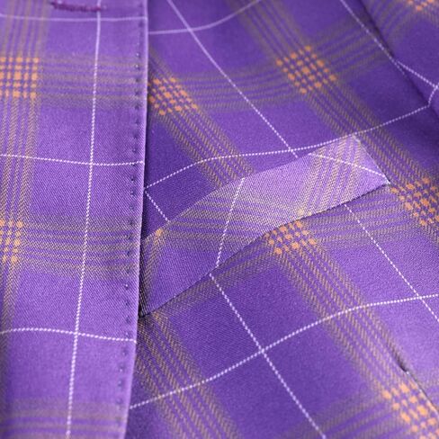 Iynnijoy Men's Plaid Blazer Casual Sports Coat Slim Fit Plaid Suit Jackets for Party Wedding in Saudi Arabia