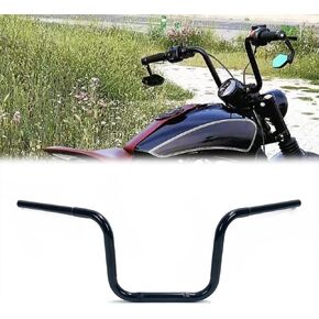 Motorcycle 1'' Handlebar 10"/12"/14" Rise Drag Ape Hanger Compatible With Indian Scout/Bobber/Hussar (Bobber, 10 inch)