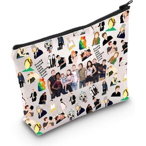 WZMPA Frank Gallagher Cosmetic Bag Fiona&Lip&lan&Debbie&Carl&Liam Fans Gift Gallagher Family Character Makeup Zipper Pouch Bag Gallagher Merch (Frank&Fiona&)