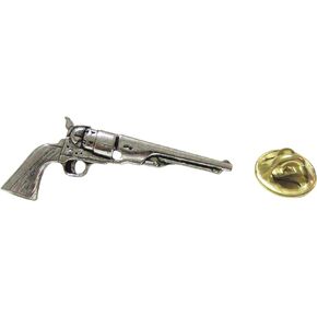 Kiola Designs Antique Revolver Pistol Gun Lapel Pin