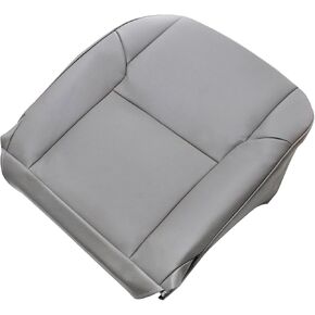 Driver Side Bottom Seat Cover Med Gray Compatible with Toyota 4Runner 2003 2004 2005 2006 2007 2008 2009 Synthetic Leather