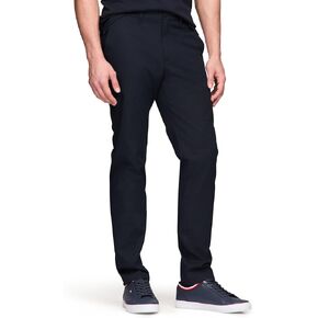 Tommy Hilfiger Men's Casual Moisture Wicking Wrinkle Resistant Stretch Performance Pants in Straight Fit