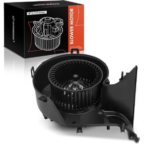 A-Premium HVAC Heater Blower Motor Assembly Compatible with Saab Vehicles - 9-3 2003-2011, 9-3X 2010-2011, with Automatic Temperature Control - Front Side, Replace# 13250115