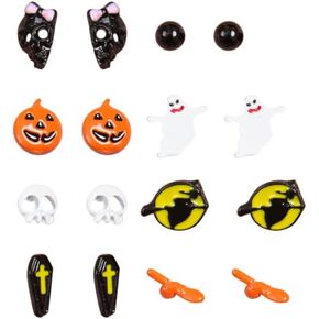 Earring Set for Women Multipack - Girl's Stud Earrings Cute Assorted Multi Pairs Gift for Mothers Day Valentines Jewelry