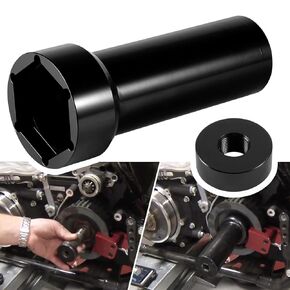 2-1/4" Mainshaft Pulley Wrench Lock Nut Sprocket Socket Tool Fit for Harley Twin Cams, Dyna, Electra Glide, Heritage Softail
