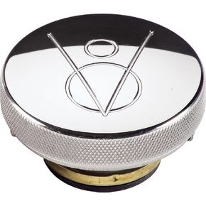 Billet Specialties 75420 14 lb. Polished V8 Logo Radiator Cap