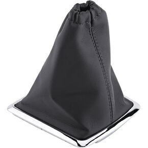 Shifter Boot Universal, Car Gear Shift Stick Gaiter Boot PU Cover Replacement for 2005-2012 PU Leather Shift Boot Retainer Stick