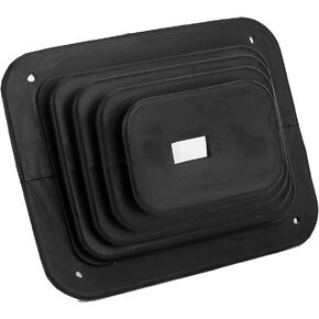Shifter Dust Cover, Rubber Shifter Boot Gear Panel Dust Cover 5 5/8in x 6 3/4in Manual Automatic 350