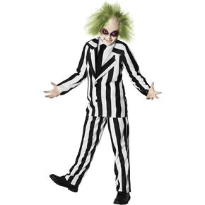 Morph Kids Black And White Striped Suit Costume Halloween Costume For Boys Halloween Costume
