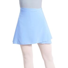 Women Black Ballet Skirt with Adjustable Tie for Dancing