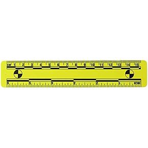 Forensic Photo Scales/Rulers, Yellow, Pack of 10 Each