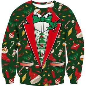 TUONROAD 6-16T Boys Girls Ugly Christmas Sweatshirt Kids Fleece Xmas Sweater Pullover Shirts for Teens in Kuwait