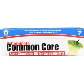 Carson-Dellosa The Complete Common Core State Standards Kit for Language Arts Pocket Chart Cards Gr 7#CD158055