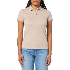 Armani Exchange Women's Short Sleeve Pima Cotton Polo Shirt
