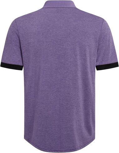 Hardaddy Men's Casual Polo Shirt with Pocket Contrast Color Short Sleeve Business Work Shirts Summer Tees Top Shirt in Kuwait